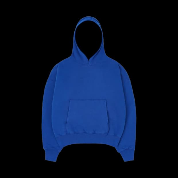 이지갭 YZY 후드티 초판 블루