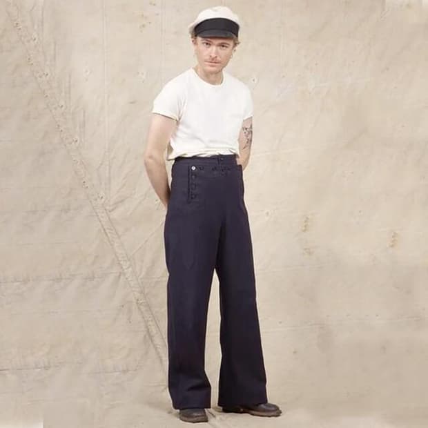 60 us sailer wool pants 32 미해군 빈티지 울팬츠