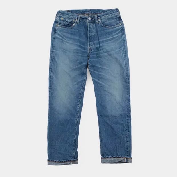 웨어하우스 1101 라이트워시 데님팬츠 36사이즈