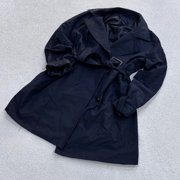 실측확인 한섬시스템 트렌치코트 0407E1