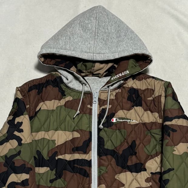 M 슈프림 X 챔피언 리버시블 후드 자켓