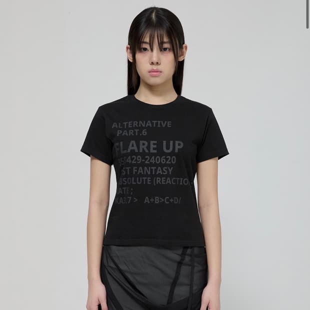 FLAREUP T-Shirt (FL-131_Black)
