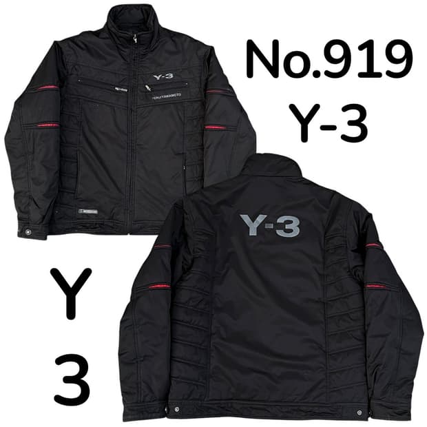  Y-3 요지야마모토 아디다스 바이커 다운 자켓 패딩 L