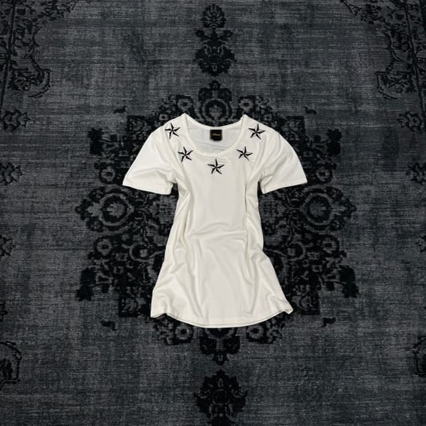 Roen skull maria star t shirts