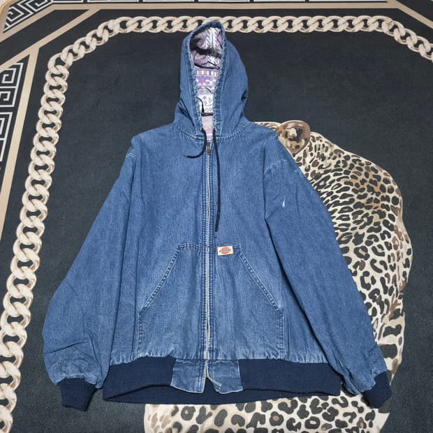 (희귀)90's 디키즈 빈티지 아즈텍 데님 덕 액티브 자켓 XL