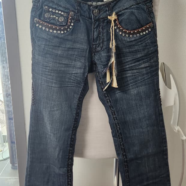 라구나비치 데님 청바지 크롬하츠