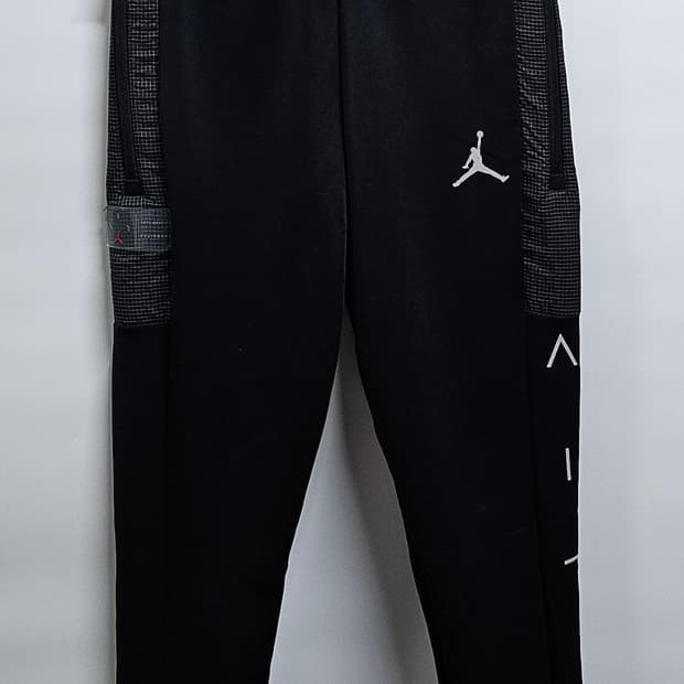 조던 블랙 AIR 트레이닝 팬츠 M