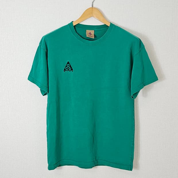나이키 ACG 로고 반팔 티셔츠 루시드그린 해외 XS 95