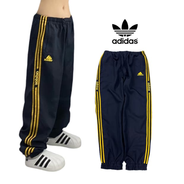 아디다스 90s 삼선 올드스쿨 바람막이 트랙팬츠