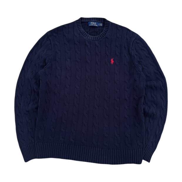 Polo by Ralph Lauren 폴로 랄프로렌 코튼 케이블 니트