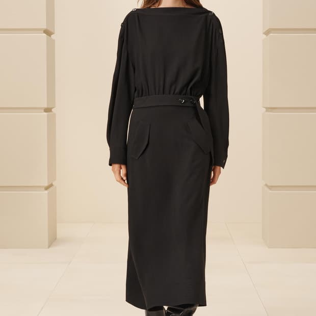 L(KR 77) 자라 SRPLS MLT BTTN DRESS 14