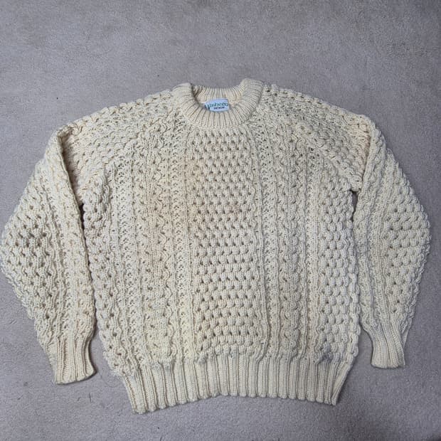 90s 피셔맨 니트