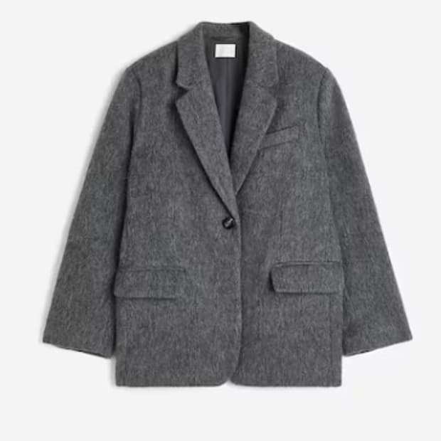 H&M 울 블렌드 오버사이즈 코트