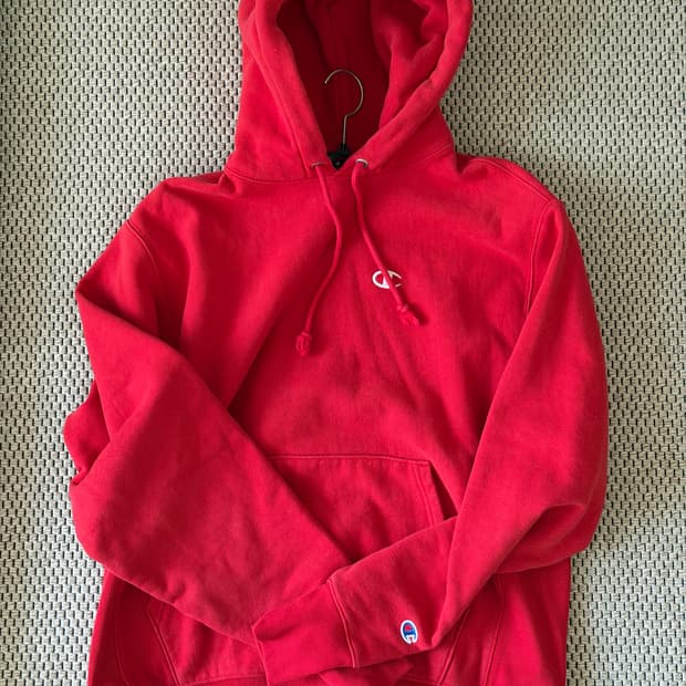 챔피온 리버스위브 후드티