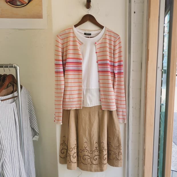 Laura Ashley 린넨 가디건