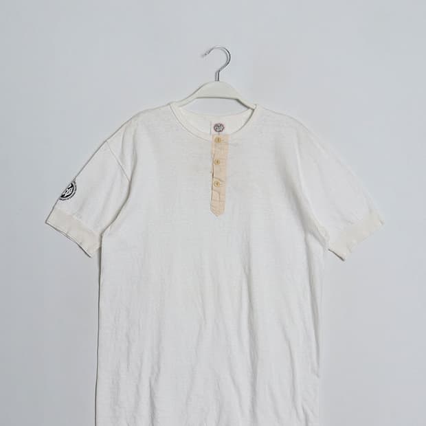 Tenjin Works LEAHTER FREAKS Henley Shirt