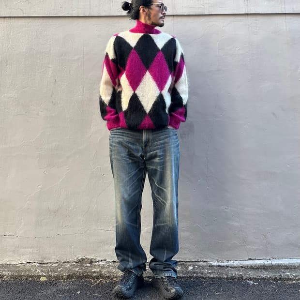 일본 에드윈 505z 신치백 셀비지 데님 팬츠