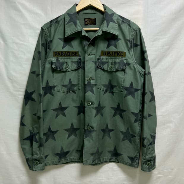 와코마리아 WACKO MARIA 스타패턴 밀리터리셔츠