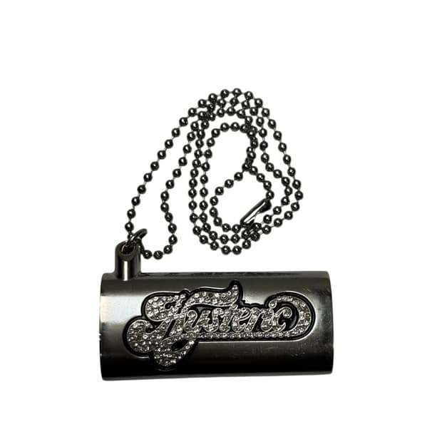 히스테릭 글래머 아카이브 라인스톤 라이터 케이스 목걸이