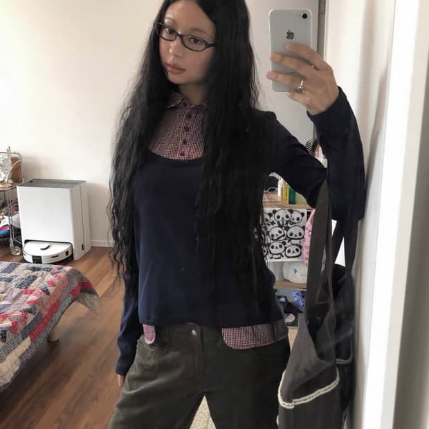 [새상품/당일발송] 코이세이오 리버시블 롱슬리브 네이비