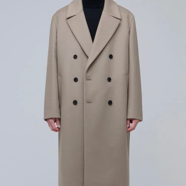 무신사스탠다드 [프리미엄] 캐시미어 20 오버사이즈 더블 코트 [모카]