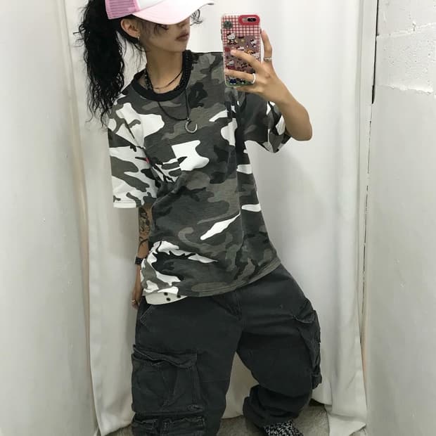 Supreme Snow Camo Pocket T-shirt - 18FW