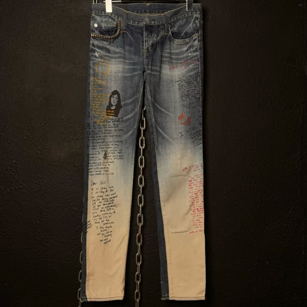 HYSTERIC GLAMOUR x COURTNEY LOVE 스키니진