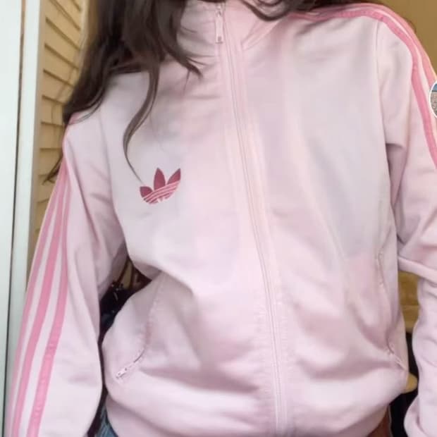 아디다스 딸기우유 핑크 구파이어버드 져지 빈티지