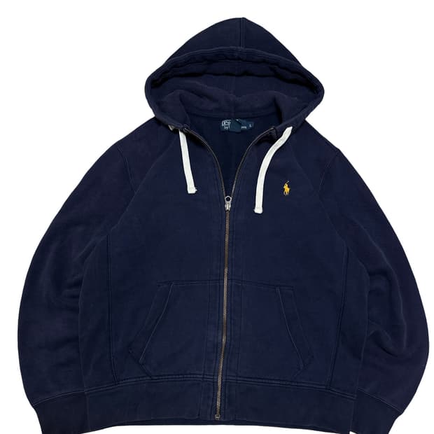 폴로 랄프로렌 써멀 네이비 후드집업
