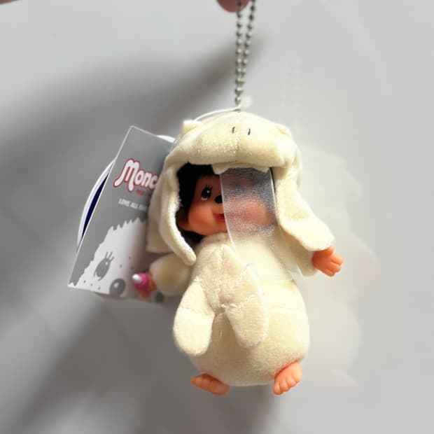 몬치치 세계여행 싱가폴 머라이언 미니 키링
