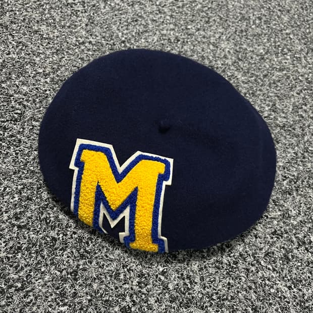 빈티지 베레모 진한네이비 