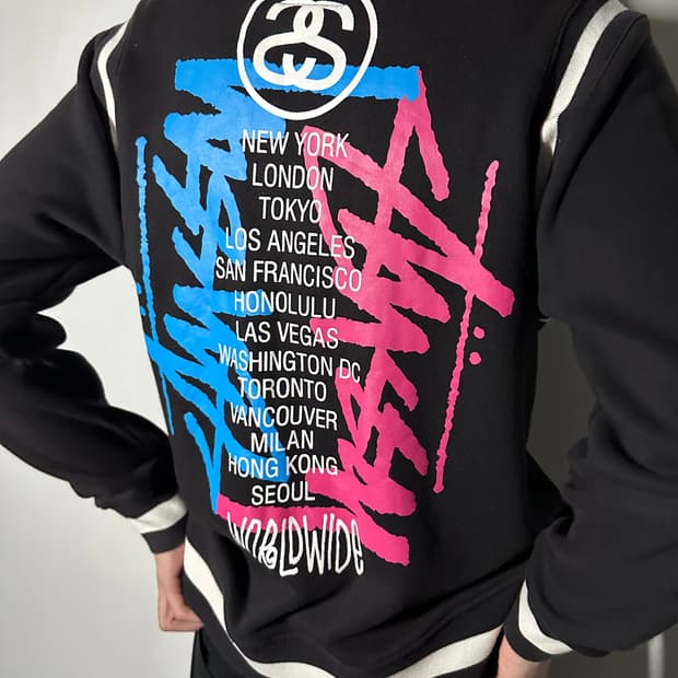 Stüssy Worldwide Varsity Jacket