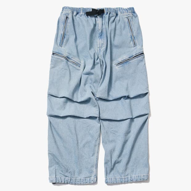 BEAMS - 24SS FADE DENIM CARGO PANTS