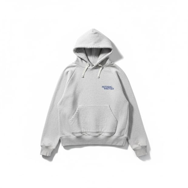 Nothing Written 회색 후드티