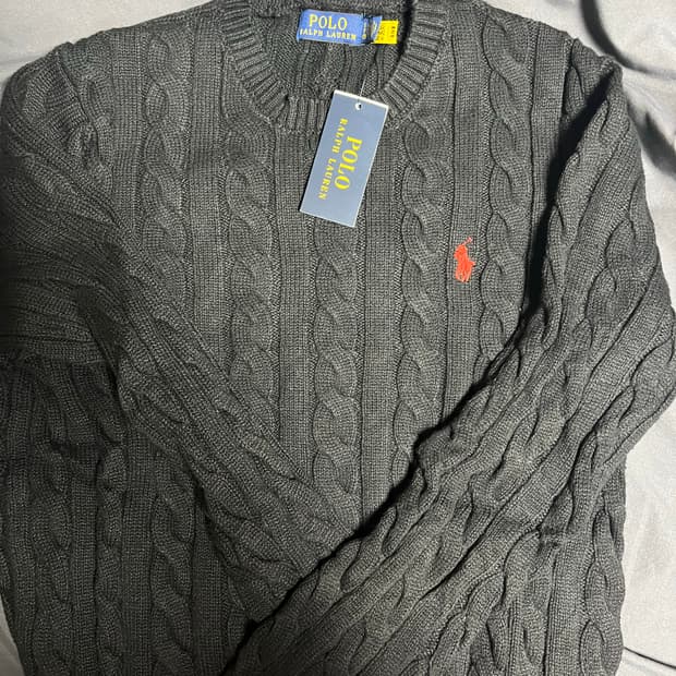 폴로 니트 블랙(새상품)