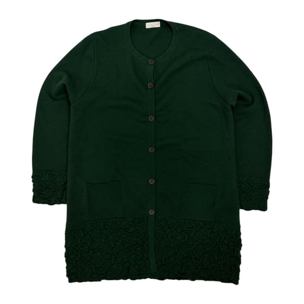 LIAPULL 캐시미어 가디건 다크그린