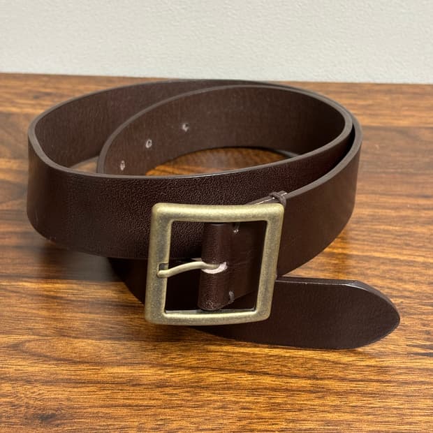SEW 빈티지 개리슨 벨트 다크 브라운