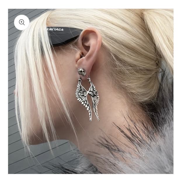 punkyouth wing earring