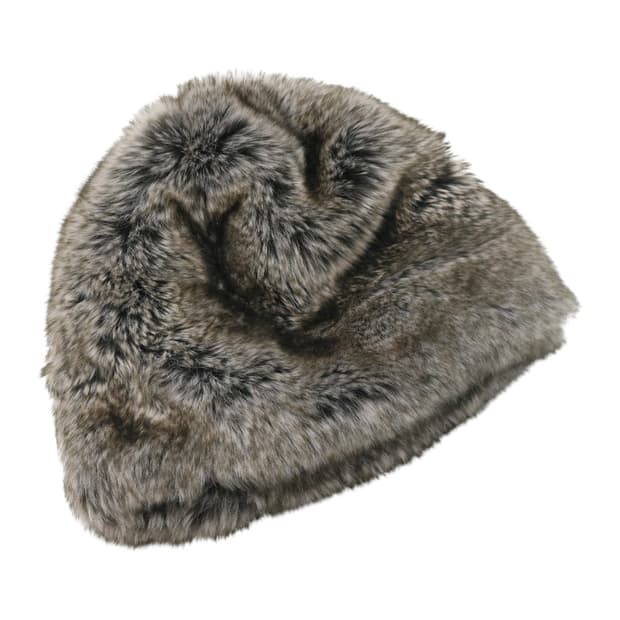 카시라 X 앤디워홀 콜라보 오버핏 퍼 비니