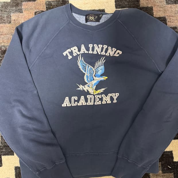 RRL 더블알엘 그래픽 스웨트 셔츠 L