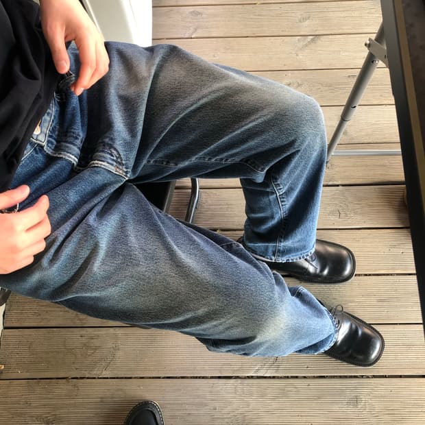 90s 더블알엘 데님 팬츠