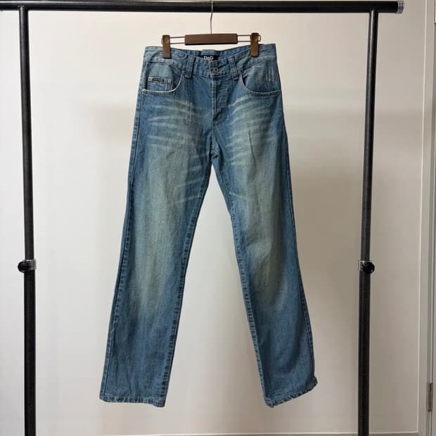 (32) 00s 돌체앤가바나 백포인트 워싱 데님팬츠