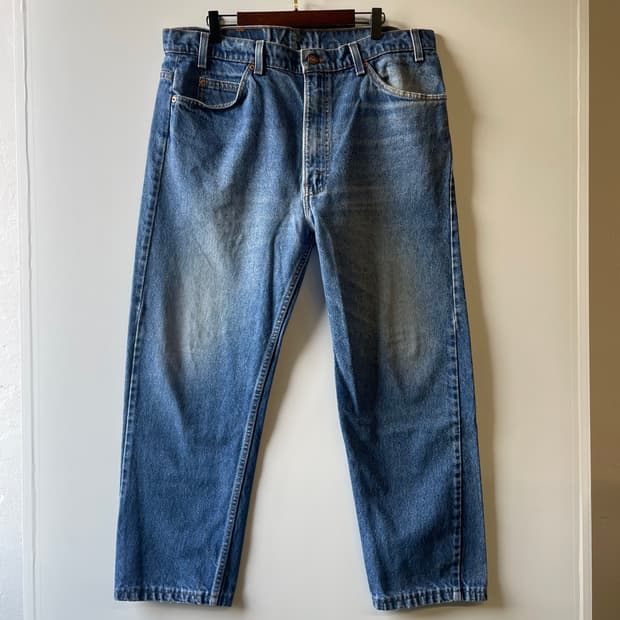 90s 리바이스 505 오렌지탭 데님팬츠