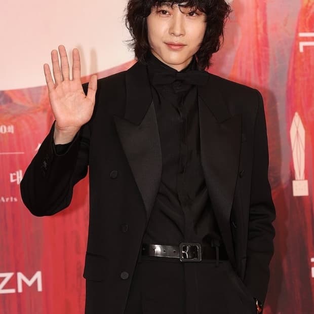 생로랑 / 블랙 스퀘어 벨트 / 85cm