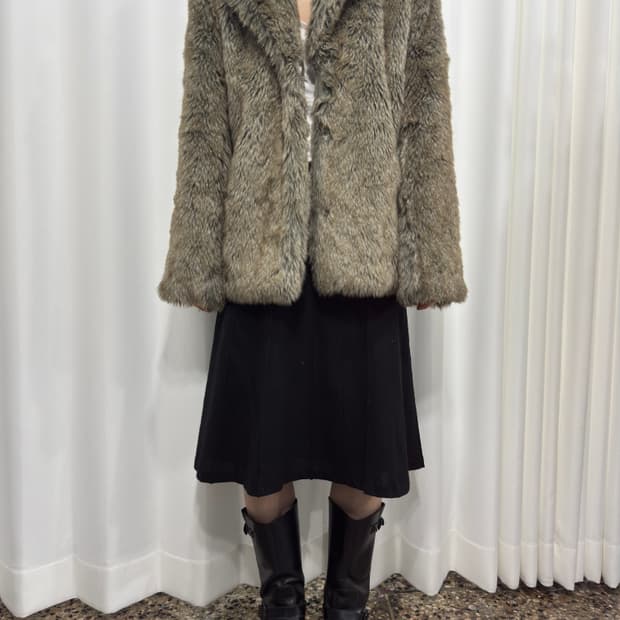 fake fur jacket