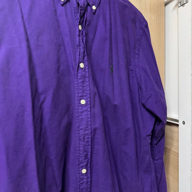 폴로 랄프로렌 퍼플 셔츠 L 