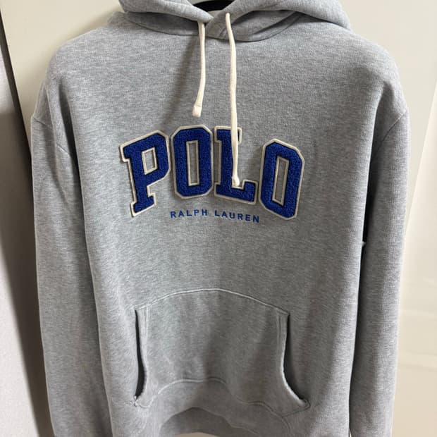 폴로 랄프로렌 25FW POLO 로고 플리스 후디 (그레이)