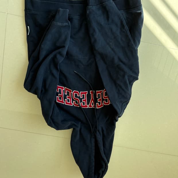 예스아이씨 아치로고  후디 네이비