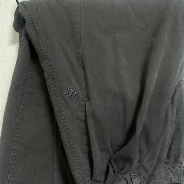 산산기어 사이드 스냅팬츠 와이드 차콜 2사이즈