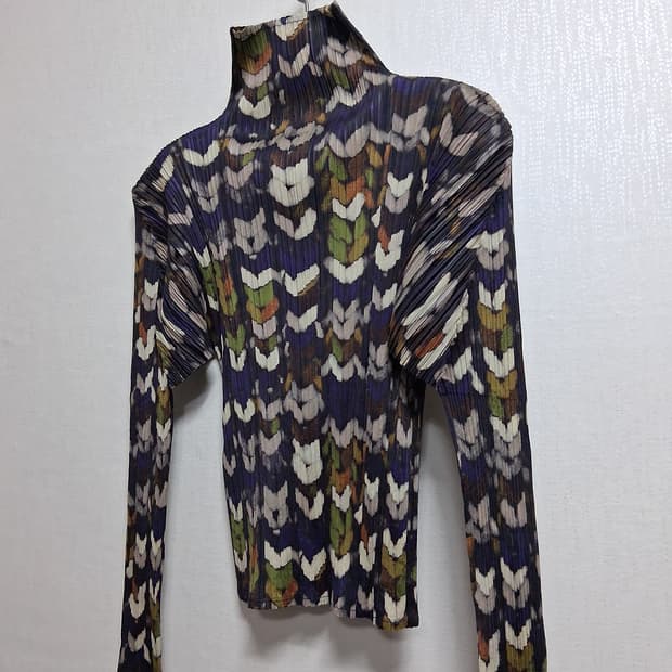 이세이미야케ㅇ플리츠플리즈 히이탑긴팔 표기3 55에서77